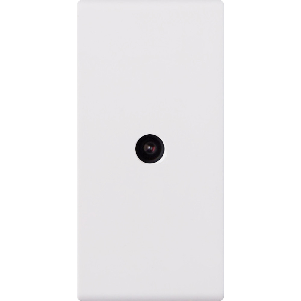 TELECAMERA MICRO A COLORI FRUTTO DA INCASSO BIANCO PER ABB MILOS