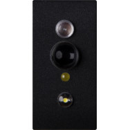 SENSORE FRUTTO DA INCASSO NERO INFRAROSSO SEGNA PASSO PER AVE DOMUS 100 S44