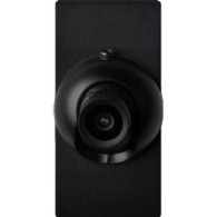 SPY360 AV45 TELECAMERA ORIENTABILE 360 A COLORI FRUTTO DA INCASSO NERO PER AVE SISTEMA 45