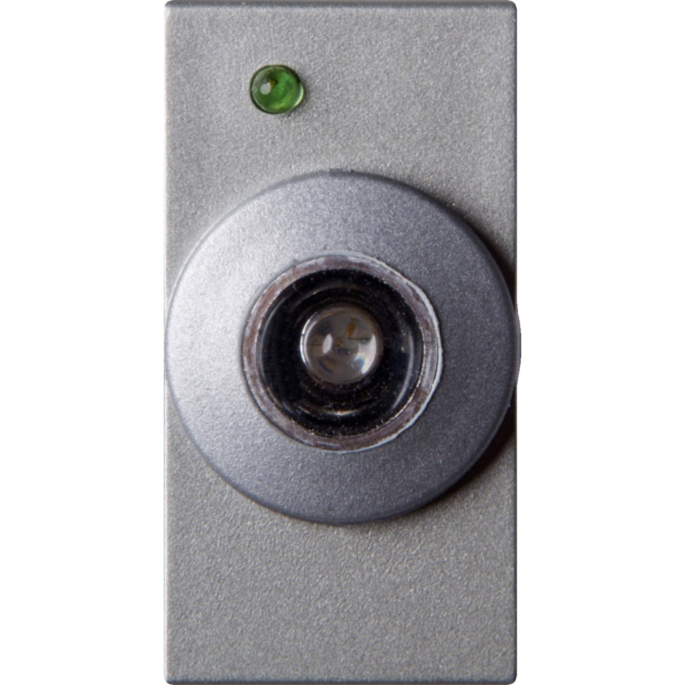 LAMPADA D'EMMERGENZA A LED FRUTTO DA INCASSO PER BTICINO LIGHT TECH SILVER