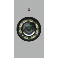SPY IR MXGO G TELECAMERA A COLORI CON IR FRUTTO DA INCASSO PER BTICINO MATIX GO GRIGIO