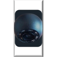 SPY H2 MX TELECAMERA COLORI +IR H2 FRUTTO DA INCASSO BIANCO PER BTICINO MATIX