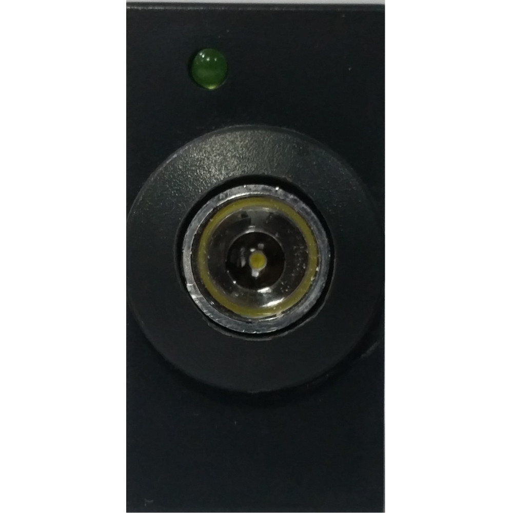 LAMPADA D'EMMERGENZA A LED FRUTTO DA INCASSO PER GEWISS SYSTEM NERO