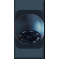 SPY H2 GWSYS TELECAMERA COLORI +IR H2 FRUTTO DA INCASSO NERO PER GEWISS SYSTEM