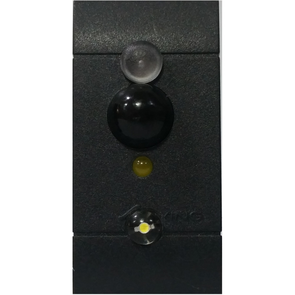 SENSORE FRUTTO DA INCASSO NERO INFRAROSSO SEGNA PASSO PER VIMAR EIKON