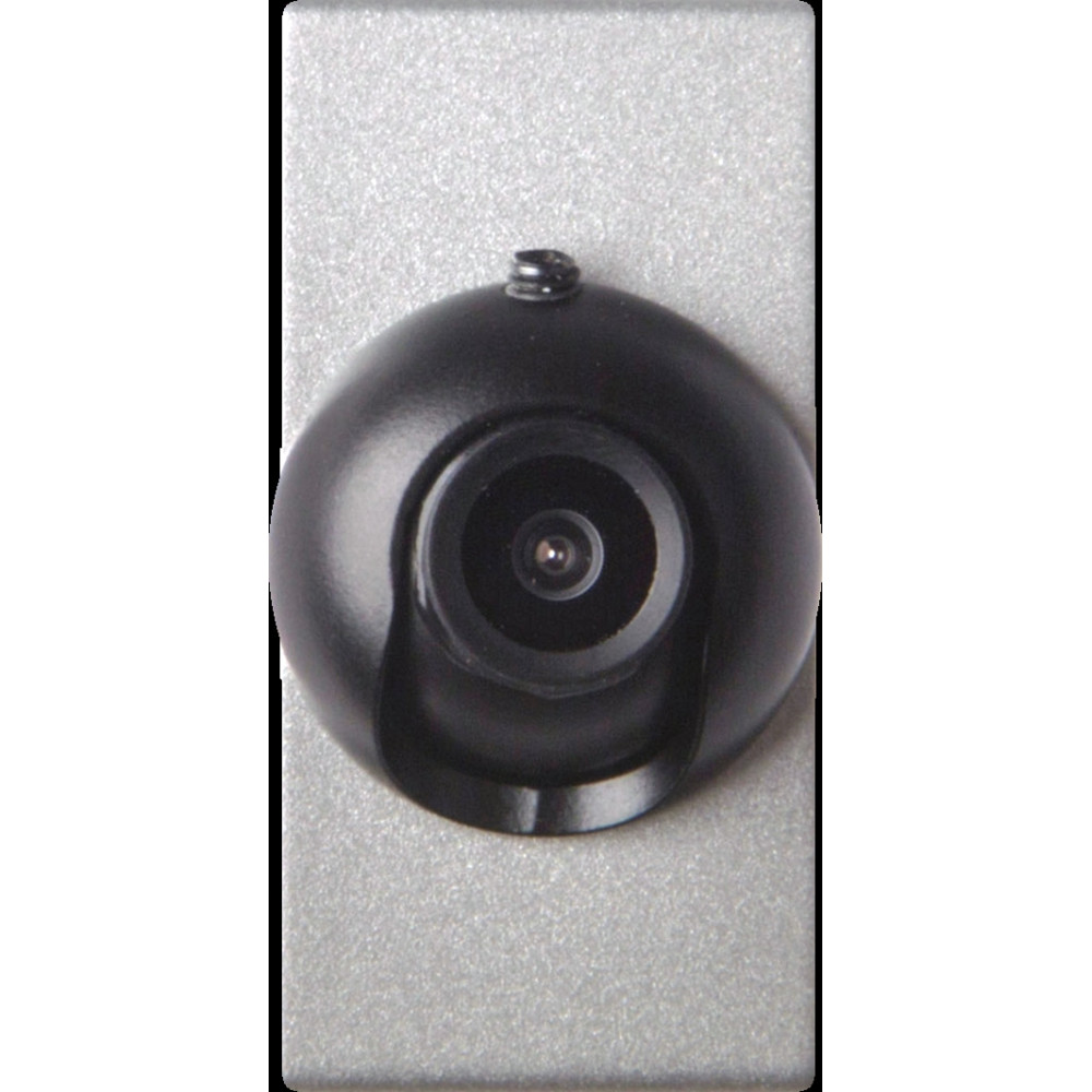 TELECAMERA ORIENTABILE 360 A COLORI FRUTTO DA INCASSO SILVER PER VIMAR EIKON NEXT