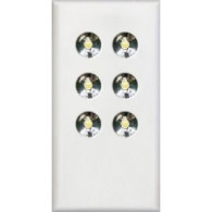 MEL6 VMLN B SENSORE CORPO ILLUMINANTE FRUTTO DA INCASSO BIANCO PER VIMAR LINEA 