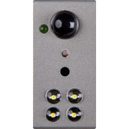 SENSORE FRUTTO DA INCASSO INFRAROSSO GAS SEGNA PASSO PER VIMAR PLANA SILVER