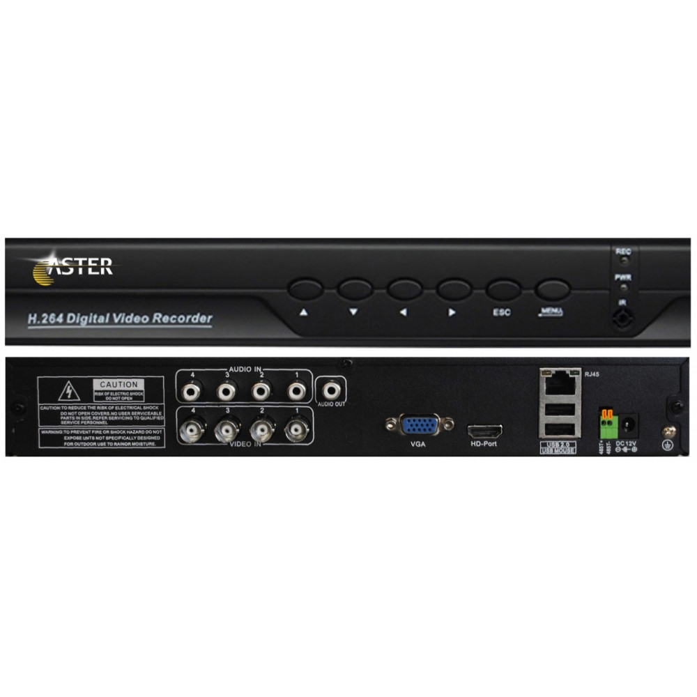 VIDEOREGISTRATORE AHD IBRIDO 4 INGRESSI 960H-720p REAL TIME 