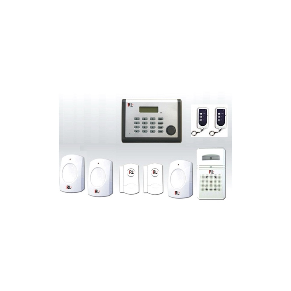 KIT ANTIFURTO ALLARME SENZA FILI WIRELESS 434Mhz combinatore telefonico