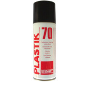 PLASTIK 70 Aerosol KONTAKT Bomboletta Spray 200ML ANTICORROSIONE ISOLANTE CONFEZIONE 12 PEZZI