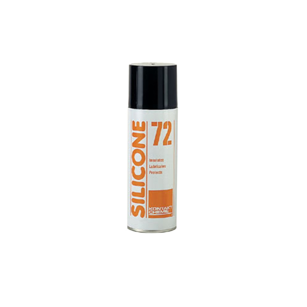 SILICONE 72 KONTAKT Aerosol Bomboletta Spray 200ML LUBRIFICANTE CONFEZIONE 12 PEZZI