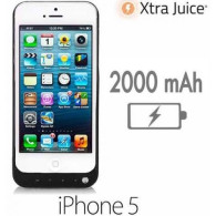 COVER BATTERIA EMERGENZA PER IPHONE 5 - EXTRA SLIM - 300 ORE STANDBY