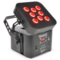 Luci Wi-Par 8X3W Led Batteria 2.4 G