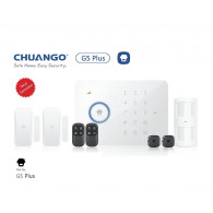 KIT SISTEMA DI ALLARME VIA RADIO APP SMARTPHONE GSM SMS WIRELESS CHUANGO G5 PLUS 