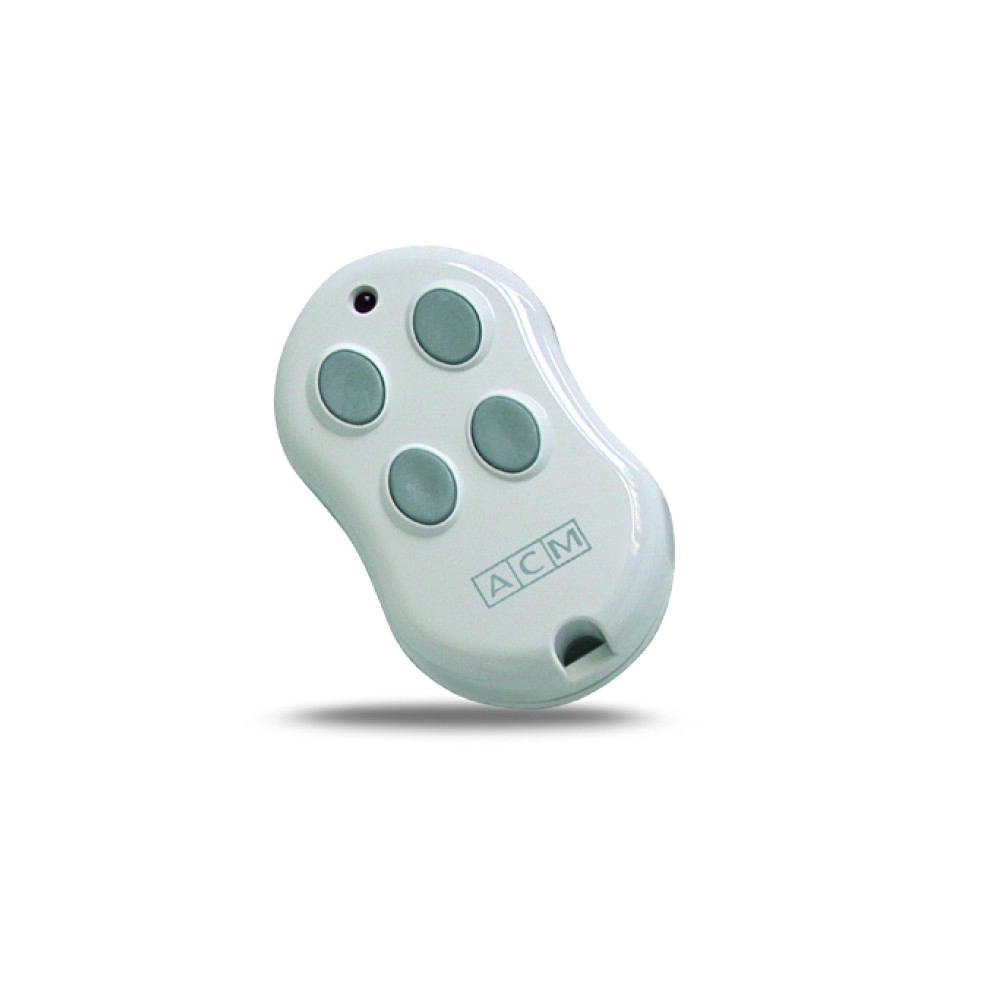 RADIOCOMANDO ACM  TX4 BIANCO ROLLING CODE 433.92