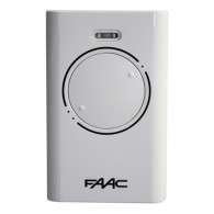 RADIOCOMANDO TELECOMANDO ORIGINALE FAAC XT2 433 SLH  BIANCO 2 TASTI HOPPING CODE 