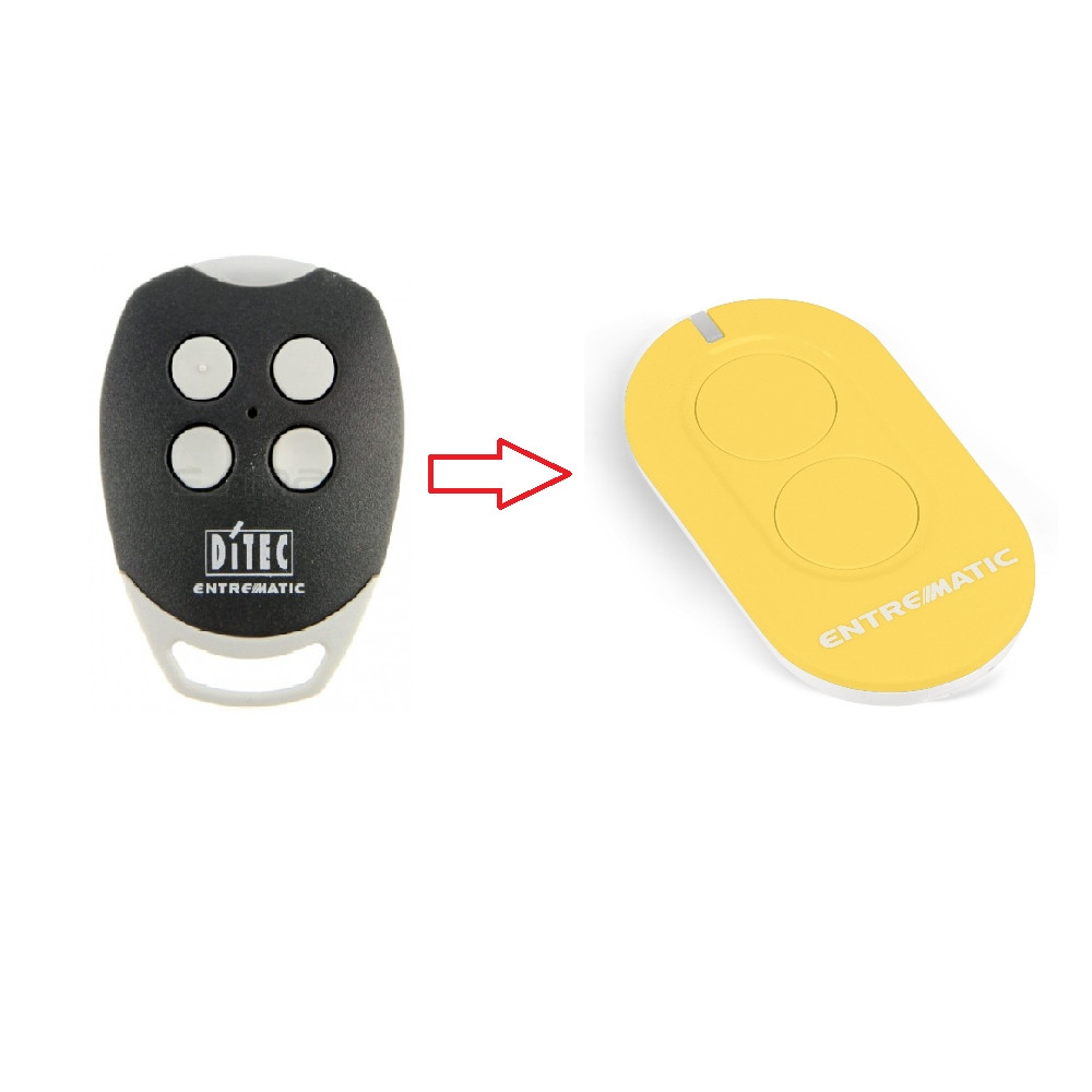 RADIOCOMANDO ORIGINALE DITEC ZEN2Y SOSTITUTIVO GOL4 ROLLING CODE 433,92 Mhz