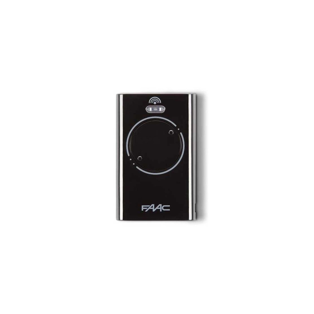RADIOCOMANDO TELECOMANDO ORIGINALE FAAC XT2 433 SLH NERO 2 TASTI