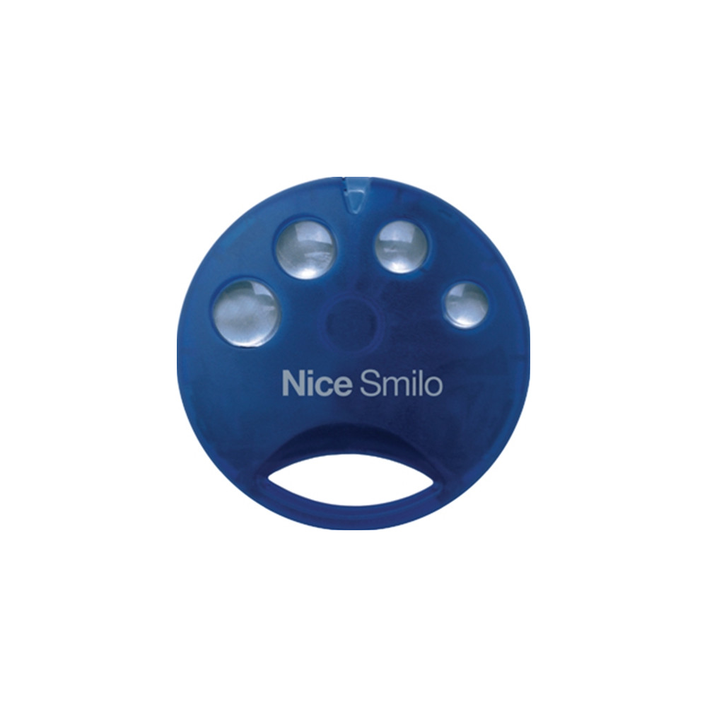 RADIOCOMANDO TELECOMANDO ORIGINALE NICE SMILO 4  433MHZ  AUTOLEARN ROLLING CODE