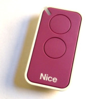 RADIOCOMANDO TELECOMANDO ORIGINALE NICE INTI2L LILLA  433,92MHZ ROLLING CODE 