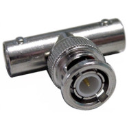 CONNETTORE ADATTATORE BNC A T SPINA BNC2 PRESE BNC CONFEZIONE 10 PEZZI