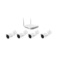 KIT 4 TELECAMERE 1 VIDEOREGISTRATORE WIFI 4 Ch ONVIF CLOUD FULL HD IP66