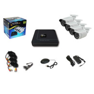 KIT VIDEOSORVEGLIANZA 4 TELECAMERE 2 Mp + ICR  - DVR 4 IN 1080n,Cloud,VGA,HDMI