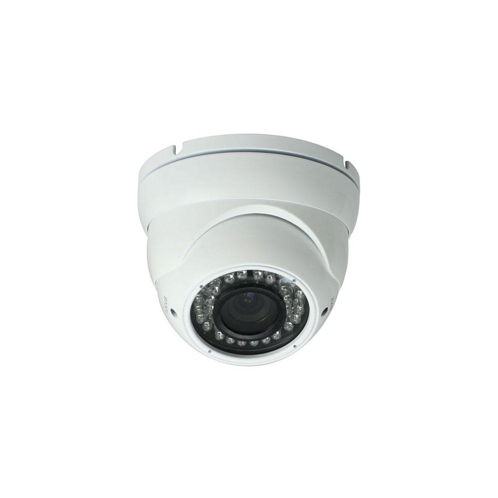 TELECAMERA IR DOME ANTIVANDAL QUADRISTANDARD MICROVIDEO 5MP CON OTTICA VARIFOCAL
