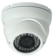 TELECAMERA IR DOME ANTIVANDAL QUADRISTANDARD MICROVIDEO 2.4MP OTTICA VARIFOCAL
