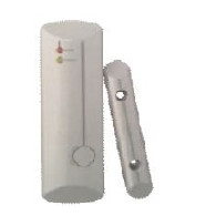 SENSORE CONTATTO MAGNETICO VIA RADIO 433,92Mhz MVS 1109 PC PER PORTE E FINESTRE