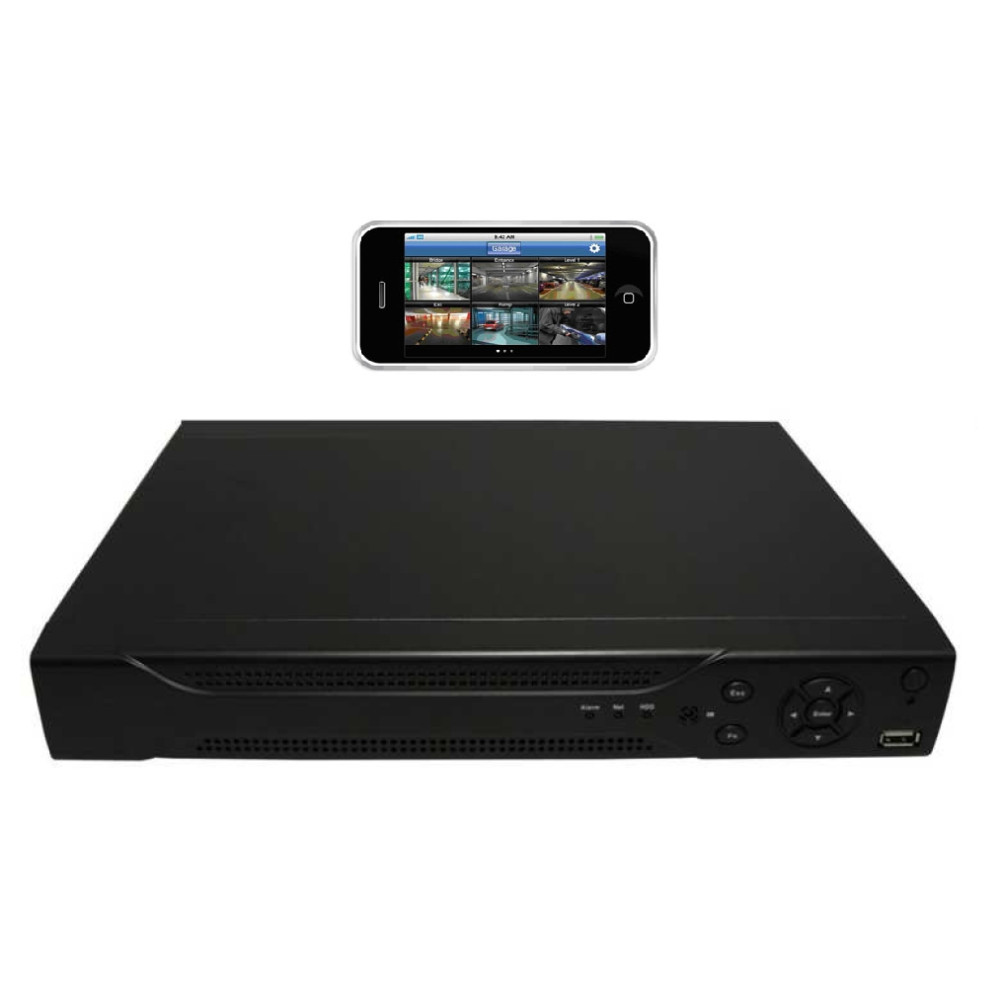Videoregistratore DVR FULL HD 1080 8 Canali REALTIME 25 fps Smartphone