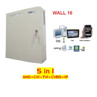 VIDEOREGISTRATORE 16 CH 8 AHD WALL BOX METALLO TELECAMERE 1080P ICLOUD SMARFONE