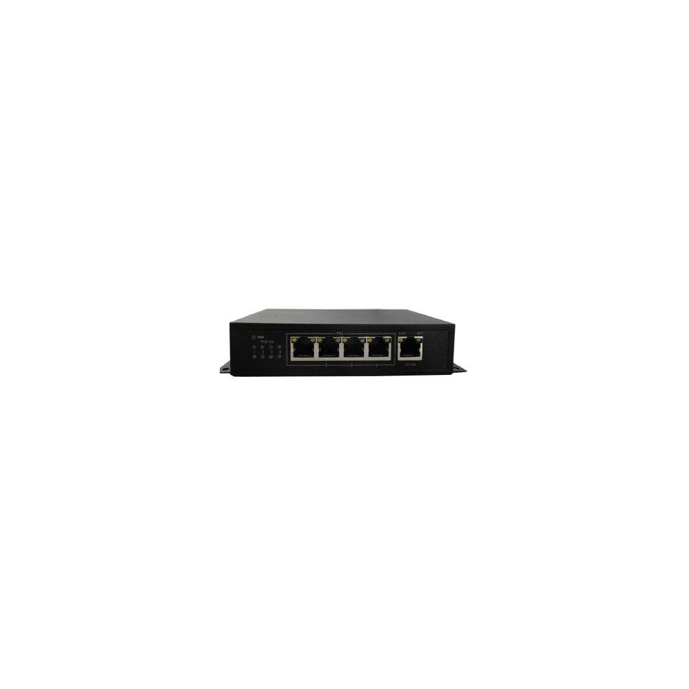SWITCH POE 4 PORTE DA100 Mbit PORTATA 100 Mt 15,4 W PER OGNI PORTA
