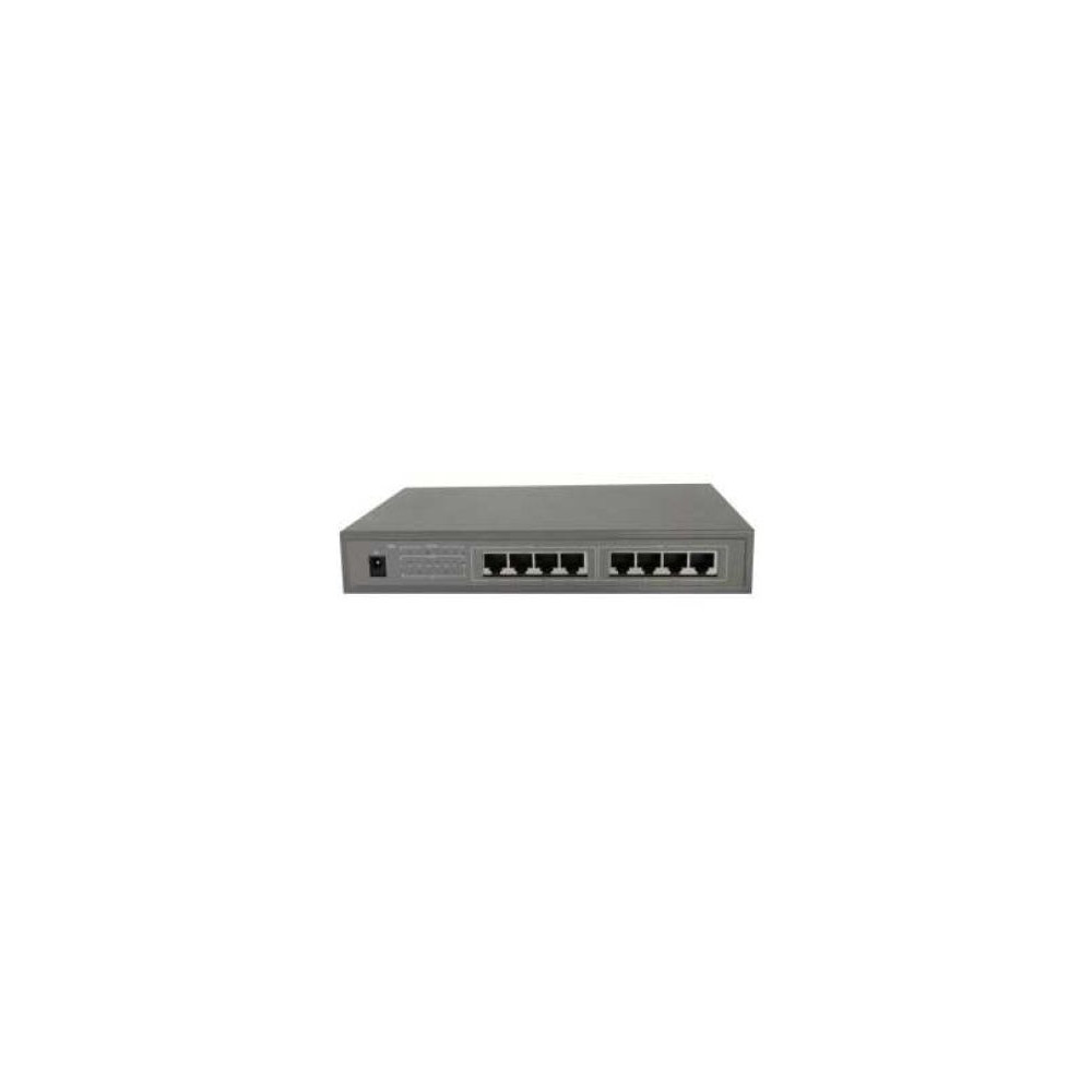 SWITCH POE 8 PORTE DA 1 Gigabit PORTATA 100 Mt 25 W PER OGNI PORTA