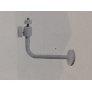 Staffa in Alluminio per telecamera di massimo peso 5Kg. Dimensione 200mm curva 90 gradi