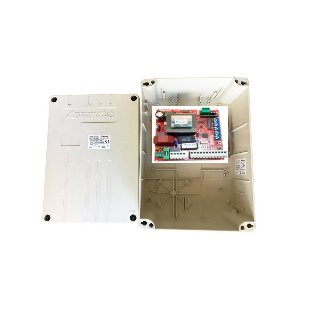 CENTRALE ELETTRONICA DI COMANDO APRIMATIC SC 230 PER CANCELLO SCORREVOLE
