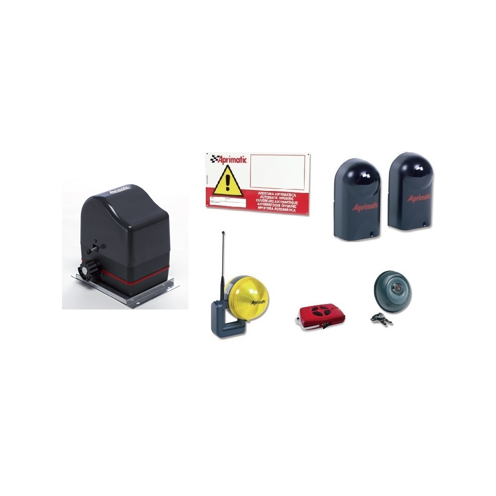 KIT MOTORE PER CANCELLO SCORREVOLE APRIMATIC MONZA ONDA 424 FINO A 400 KG