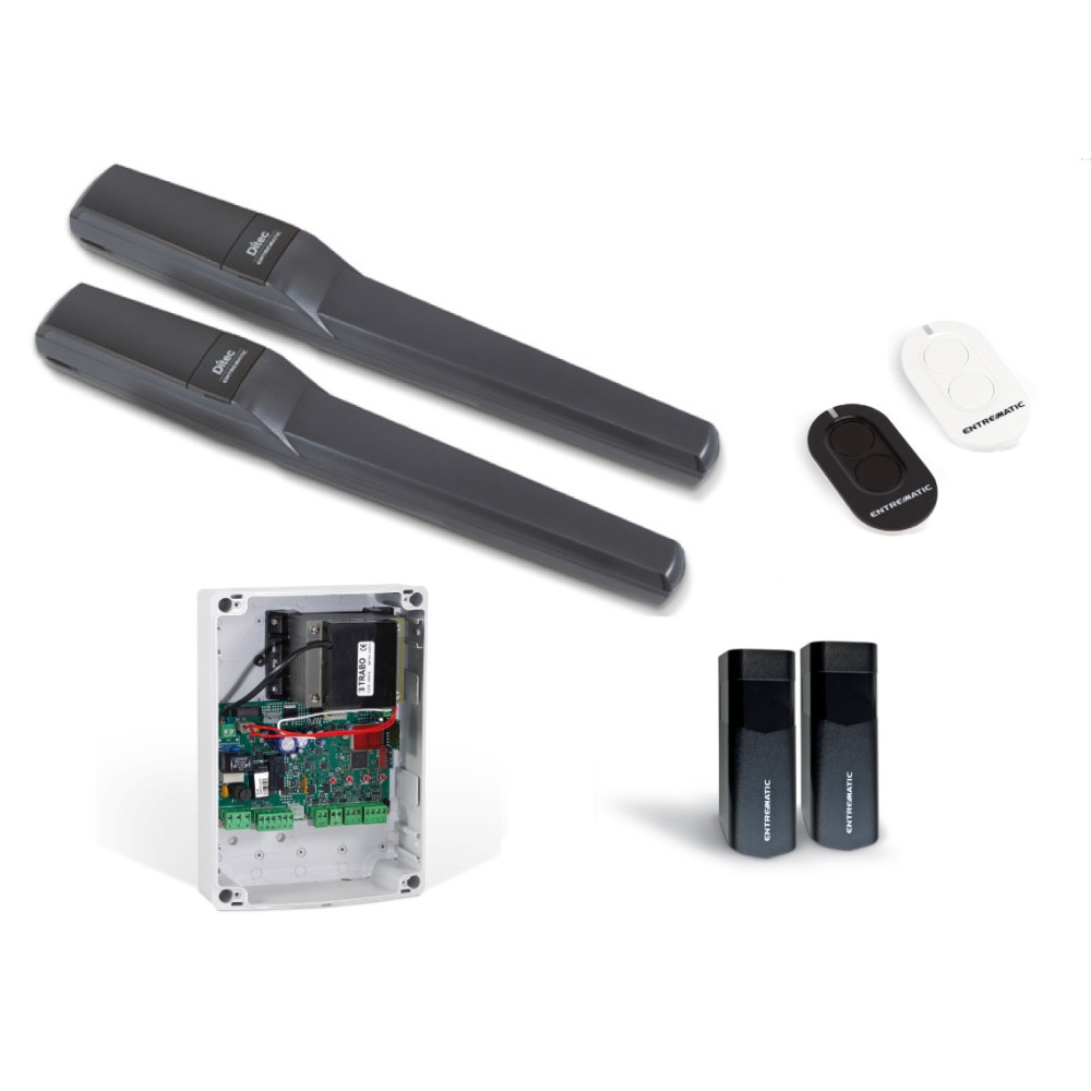 KIT MOTORE PWR 24V DITEC DITPWR35HLE PER CANCELLO A 2 ANTE BATTENTI 7Mt