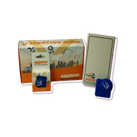 KIT APRICANCELLO EASY PASS TAG SISTEMA MANI LIBERE MONODIREZIONALE