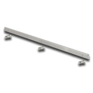 Cremagliera FADINI m4 30x8x1.000 mm zincata e forata 204L