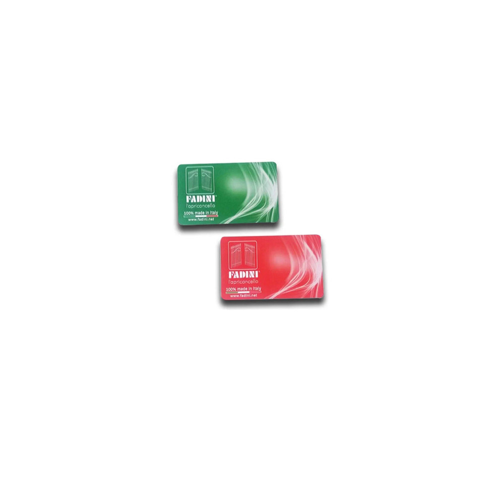 COPPIA TESSERA ROSSA/VERDE accessorio ZERO.SAPE 693L